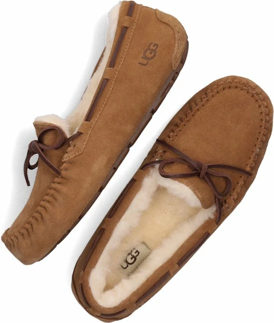 UGG Pantoffels Dames Sloffen / Instappers - Wol - Harde Zool - Dichte Hiel - 1107949 - Cognac - Maat 36 18 UGG Pantoffels Dames Sloffen / Instappers - Wol - Harde Zool - Dichte Hiel - 1107949 - Cognac - Maat 36 - Afbeelding 18
