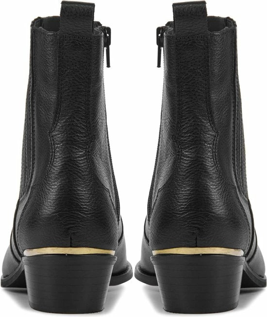 Lina Locchi Enkellaarsjes Dames / Laarzen / Damesschoenen - Leer - L1151 - Zwart - Maat 37 3 Lina Locchi Enkellaarsjes Dames / Laarzen / Damesschoenen - Leer - L1151 - Zwart - Maat 37 - Afbeelding 3