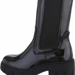 Merkloos Chelsea Boots Hakhoogte 7 Cm