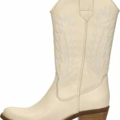 Nelson Dames Cowboylaarzen - Off White - Maat 39 -dames-schoenen Verkoop 550x656