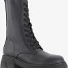 Blue Box Dames Veterboots - Zwart - Maat 41