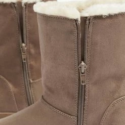Graceland Beige Boot Gevoerd - Maat 39 -dames-schoenen Verkoop 550x663 3