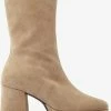 VIA VAI Lilla Seven Enkellaarsjes Dames - Beige - Maat 39