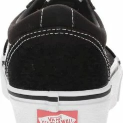 Vans Ward Platform Canvas Dames Sneakers - Black/White - Maat 42 -dames-schoenen Verkoop 550x675 2