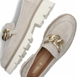 Notre-V 105 373 Loafers - Instappers - Dames - Beige - Maat 39 -dames-schoenen Verkoop 550x677 2