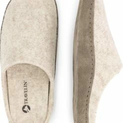 Travelin' Get-Home Dames Slip-On Sloffen - Wollen Pantoffels - Suede Zool - Zand Beige - Maat 38 14 Travelin' Get-Home Dames Slip-On Sloffen - Wollen Pantoffels - Suede Zool - Zand Beige - Maat 38 -dames-schoenen Verkoop 550x677 4