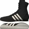 Adidas Boksschoenen Box Hog 2.0 - Extra Lange Tong - Zwart/Wit - 41 1/3