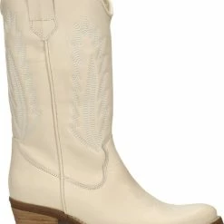 Nelson Dames Cowboylaarzen - Off White - Maat 39 -dames-schoenen Verkoop 550x679