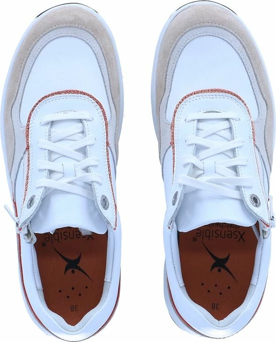 Dames Veterschoenen Xsensible Lima Sand/white Zand - Maat 40 8 Dames Veterschoenen Xsensible Lima Sand/white Zand - Maat 40 - Afbeelding 8
