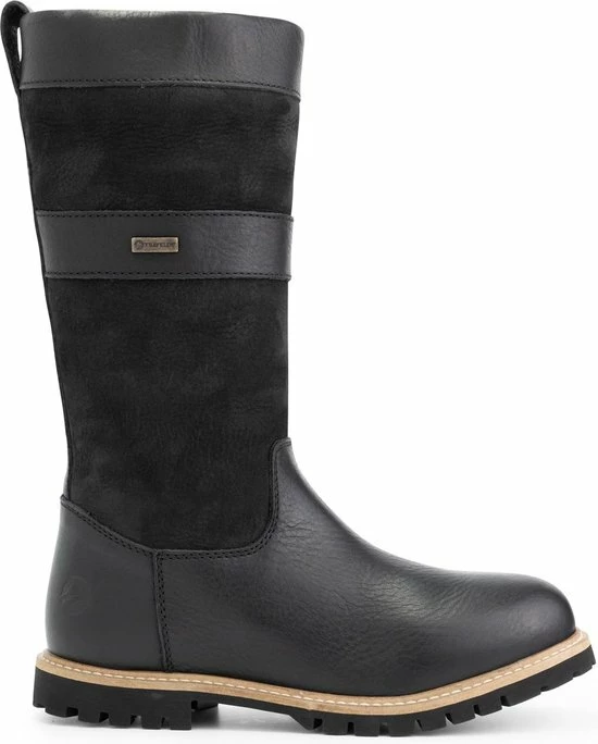 Travelin' Danmark Dames Outdoorlaarzen - Gevoerde Waterdichte Wandellaars - Zwart Leer - Maat 40 1 Travelin' Danmark Dames Outdoorlaarzen - Gevoerde Waterdichte Wandellaars - Zwart Leer - Maat 40