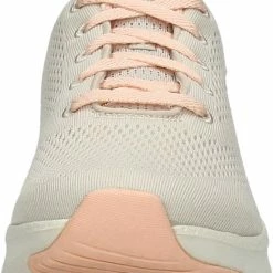 Skechers Arch Fit - Big Appeal Dames Sneakers - Natural/Coral - Maat 37 -dames-schoenen Verkoop 550x684