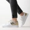 Mexx Dames Sneaker Jexxi Wit / Goud