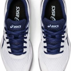 ASICS Upcourt 5 Dames - Sportschoenen - Volleybal - Indoor - Wit/blauw 10 ASICS Upcourt 5 Dames - Sportschoenen - Volleybal - Indoor - Wit/blauw -dames-schoenen Verkoop 550x697