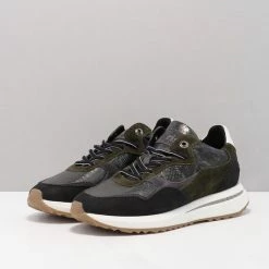 Floris Van Bommel 85351 Lage Sneakers - Leren Sneaker - Dames - Groen - Maat 41 -dames-schoenen Verkoop 550x707 10