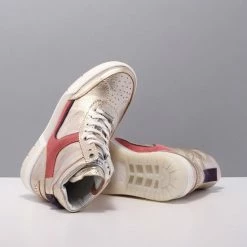 Shabbies Amsterdam Shabbies 102020094 Hoge Sneakers - Leren Sneaker - Dames - Goud - Maat 41 -dames-schoenen Verkoop 550x707 26