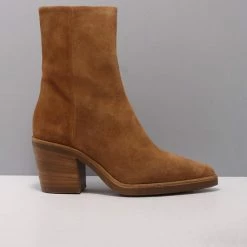 VIA VAI Kailee Faye Enkellaarsjes Dames - Cognac - Maat 39 -dames-schoenen Verkoop 550x707 3