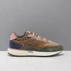 HOFF Sneakers Dames - Lage Sneakers / Damesschoenen - Suède - Goa - Groen Combi - Maat 41 -dames-schoenen Verkoop 550x707 31