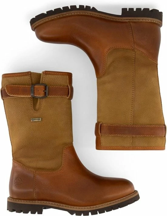 Travelin' Konstanz Dames - Leren Outdoorlaarzen - Waterdicht En Ademend - Laars - Cognac Leer - Maat 37 4 Travelin' Konstanz Dames - Leren Outdoorlaarzen - Waterdicht En Ademend - Laars - Cognac Leer - Maat 37 - Afbeelding 4