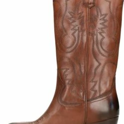 Sacha - Dames - Cognac Leren Cowboylaarzen Met Sierstiksels - Maat 39 11 Sacha - Dames - Cognac Leren Cowboylaarzen Met Sierstiksels - Maat 39 -dames-schoenen Verkoop 550x716