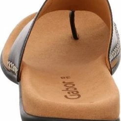 Gabor 03.700.27 Dames Slippers - Zwart - Maat 38 -dames-schoenen Verkoop 550x716 6