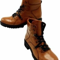 La Pèra Bruine Leren Veter Laars Cassido Boots Bruin Dames - Maat 36 -dames-schoenen Verkoop 550x721 2