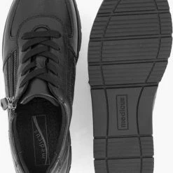 Medicus Zwarte Leren Sneaker - Maat 36 -dames-schoenen Verkoop 550x724 2