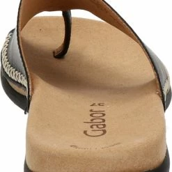 Gabor 03.700.27 Dames Slippers - Zwart - Maat 38 -dames-schoenen Verkoop 550x725 4