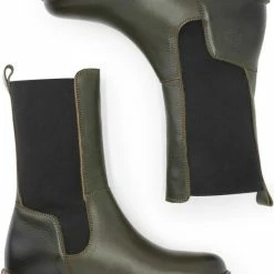 Travelin' Ringdal Leren Dameslaarzen - Wol Gevoerd - Chelsea Boots - Olijf Groen/Leger Groen Leer - Maat 43 -dames-schoenen Verkoop 550x731 5
