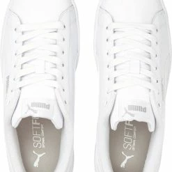 PUMA Vikky V3 Lthr Dames Sneakers - White/Silver - Maat 38.5 -dames-schoenen Verkoop 550x732 6