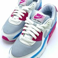 Nike Sneakers - Maat 38.5 - Vrouwen - Wit,roze,lich Blauw -dames-schoenen Verkoop 550x733