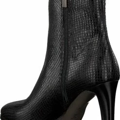 Notre-V 18236 Enkellaarsjes - Enkelboots Met Rits - Dames - Zwart - Maat 39 -dames-schoenen Verkoop 550x738 1