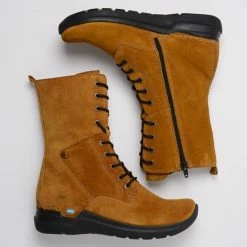 Wolky Veterschoenen Zigzag Donker Oker Suede 16 Wolky Veterschoenen Zigzag Donker Oker Suede -dames-schoenen Verkoop 550x745 5