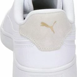 PUMA Shuffle Unisex Sneakers - White/TeamGold - Maat 42 -dames-schoenen Verkoop 550x757 2