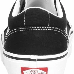 Vans Ward Platform Canvas Dames Sneakers - Black/White - Maat 42 -dames-schoenen Verkoop 550x766