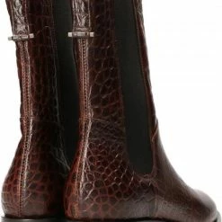 VanDalen Van Dalen - Hoge Chelsea Laars Leer - Brown - 38 -dames-schoenen Verkoop 550x768 5