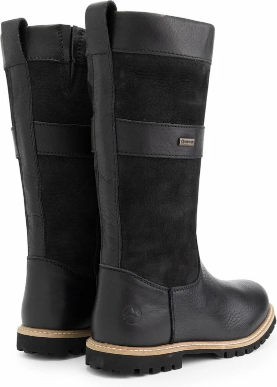 Travelin' Danmark Dames Outdoorlaarzen - Gevoerde Waterdichte Wandellaars - Zwart Leer - Maat 40 4 Travelin' Danmark Dames Outdoorlaarzen - Gevoerde Waterdichte Wandellaars - Zwart Leer - Maat 40 - Afbeelding 4