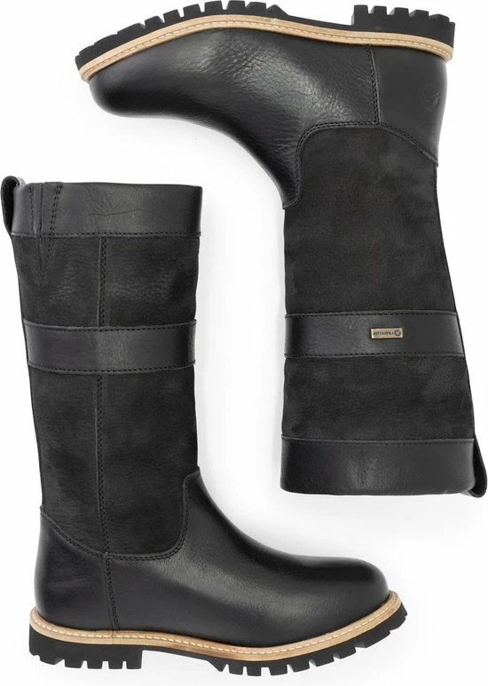 Travelin' Danmark Dames Outdoorlaarzen - Gevoerde Waterdichte Wandellaars - Zwart Leer - Maat 40 5 Travelin' Danmark Dames Outdoorlaarzen - Gevoerde Waterdichte Wandellaars - Zwart Leer - Maat 40 - Afbeelding 5