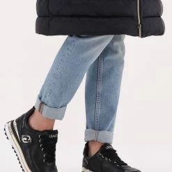 Liu Jo Maxi Wonder 01 Lage Sneakers - Leren Sneaker - Dames - Zwart - Maat 41 -dames-schoenen Verkoop 550x785 6