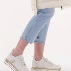 Liu Jo Maxi Wonder 01 Lage Sneakers - Leren Sneaker - Dames - Wit - Maat 37 -dames-schoenen Verkoop 550x785 9