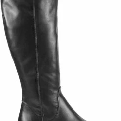 Lamica Klassieke Laarzen Dames / Laarzen / Damesschoenen - Leer - I22 Beffa 6254 - Zwart - Maat 38