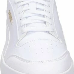 PUMA Shuffle Unisex Sneakers - White/TeamGold - Maat 42 -dames-schoenen Verkoop 550x791 1