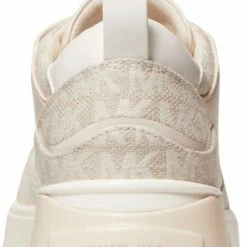 Michael Kors Dames Theo Trainer Sneakers Beige Maat 41 -dames-schoenen Verkoop 550x791