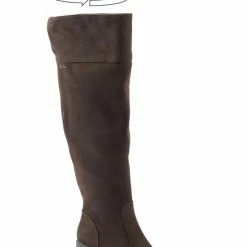 Gabylou - Laarzen Voor Brede Kuiten XL - Model Nathalie - Donkerbruin MF, Maat 41 -dames-schoenen Verkoop 550x793 3