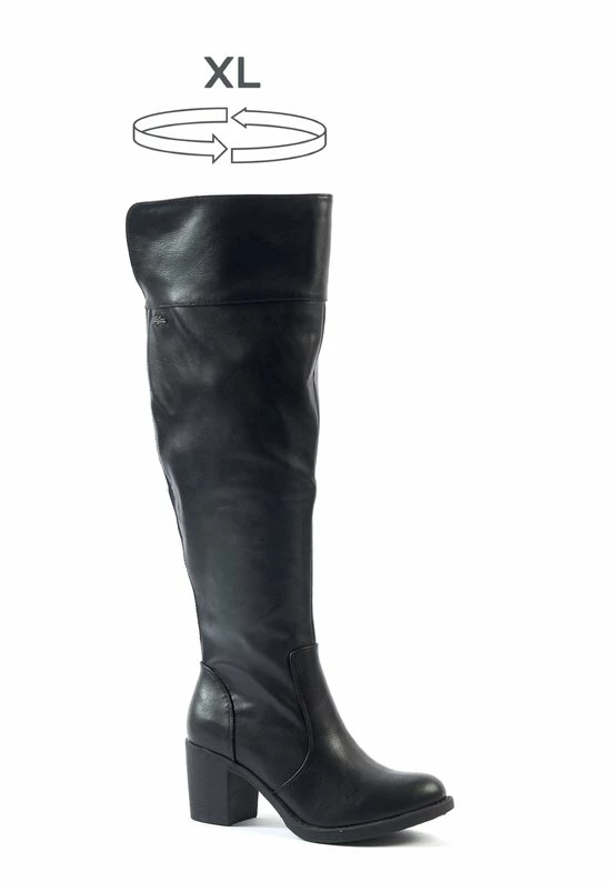 Gabylou - Laarzen Voor Brede Kuiten XL - Model Nathalie - Black, Maat 39 9 Gabylou - Laarzen Voor Brede Kuiten XL - Model Nathalie - Black, Maat 39 - Afbeelding 9