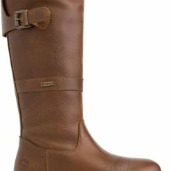 Travelin' Alaska Dames Outdoor Laarzen - Vibram Zool - Waterdicht - Gevoerd - Cognac Bruin Leer - Maat 37