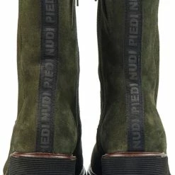 Piedi Nudi Chelsea Boots Dames / Laarzen / Damesschoenen - Suède - 2556-04.10PN - Groen - Maat 39 -dames-schoenen Verkoop 550x810 2
