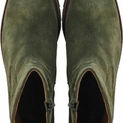 Piedi Nudi Chelsea Boots Dames / Laarzen / Damesschoenen - Suède - 2556-04.10PN - Groen - Maat 39 -dames-schoenen Verkoop 550x821 1