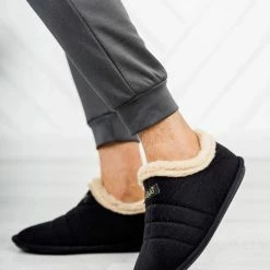 Moda Frato Unisex Panduf - Huisschoenen - Huislaarzen - Wollen Laarzen - Maat 44/45 - Antislipbasis - Zwart