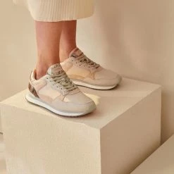 HOFF Sneakers Dames - Lage Sneakers / Damesschoenen - Canvas - New Orleans - Beige Combi - Maat 40 -dames-schoenen Verkoop 550x825 20