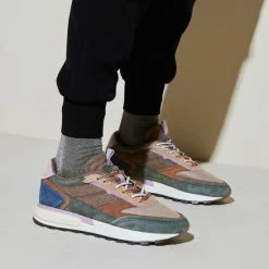 HOFF Sneakers Dames - Lage Sneakers / Damesschoenen - Suède - Goa - Groen Combi - Maat 41 -dames-schoenen Verkoop 550x825 23